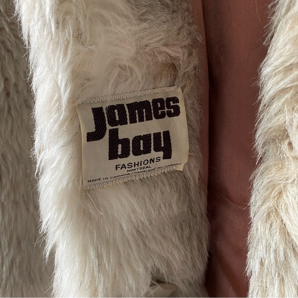 Vintage James Bay Faux Fur Coat - Picture 2 of 4